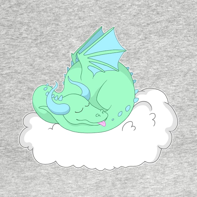 Sleepy Dragon by Skarmaiden